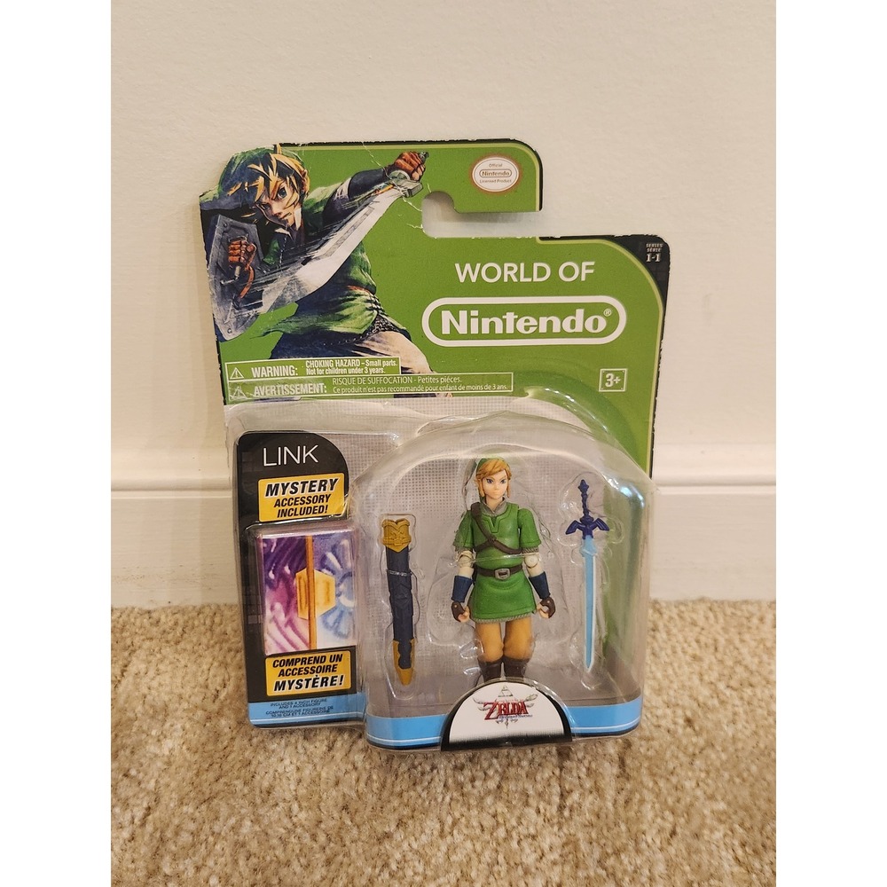 World of Nintendo Link Legend of Zelda 4 Inch Action Figure Series 1-1 Jakks New